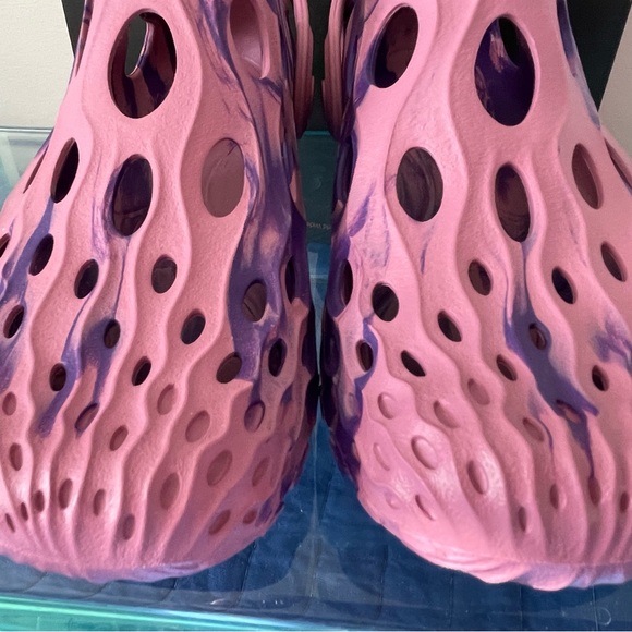 Merrell girls pink & purple Hydro moc clogs NIB - Picture 5 of 9